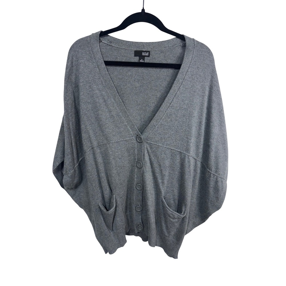 A.N.A A New Approach Oversized‎ Button Front Cardigan Pockets Dolman Women's XL